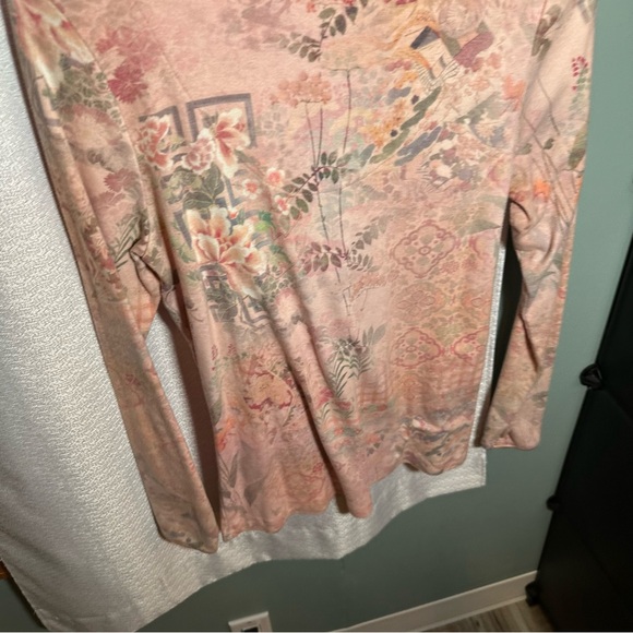 Floral Pink Women's Top - Picture 5 of 5